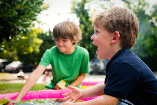 boys playing