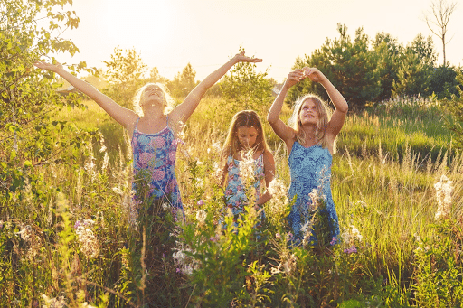 girls outside