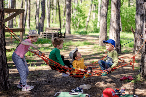 kids camping