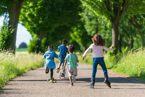 kids outside